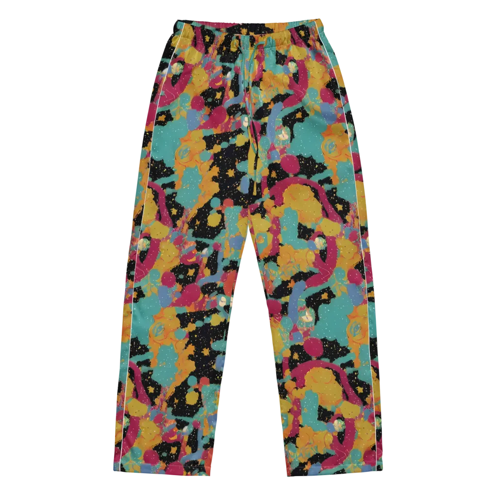 Saturated Reverie on Women's Pajama Pants — Front