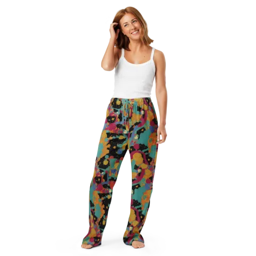 Saturated Reverie on a Women's Pajama Pants