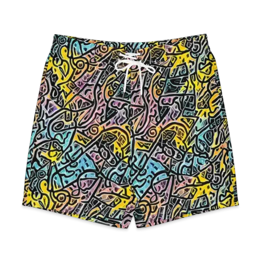Chromatic Cipher on a Men's Board Shorts