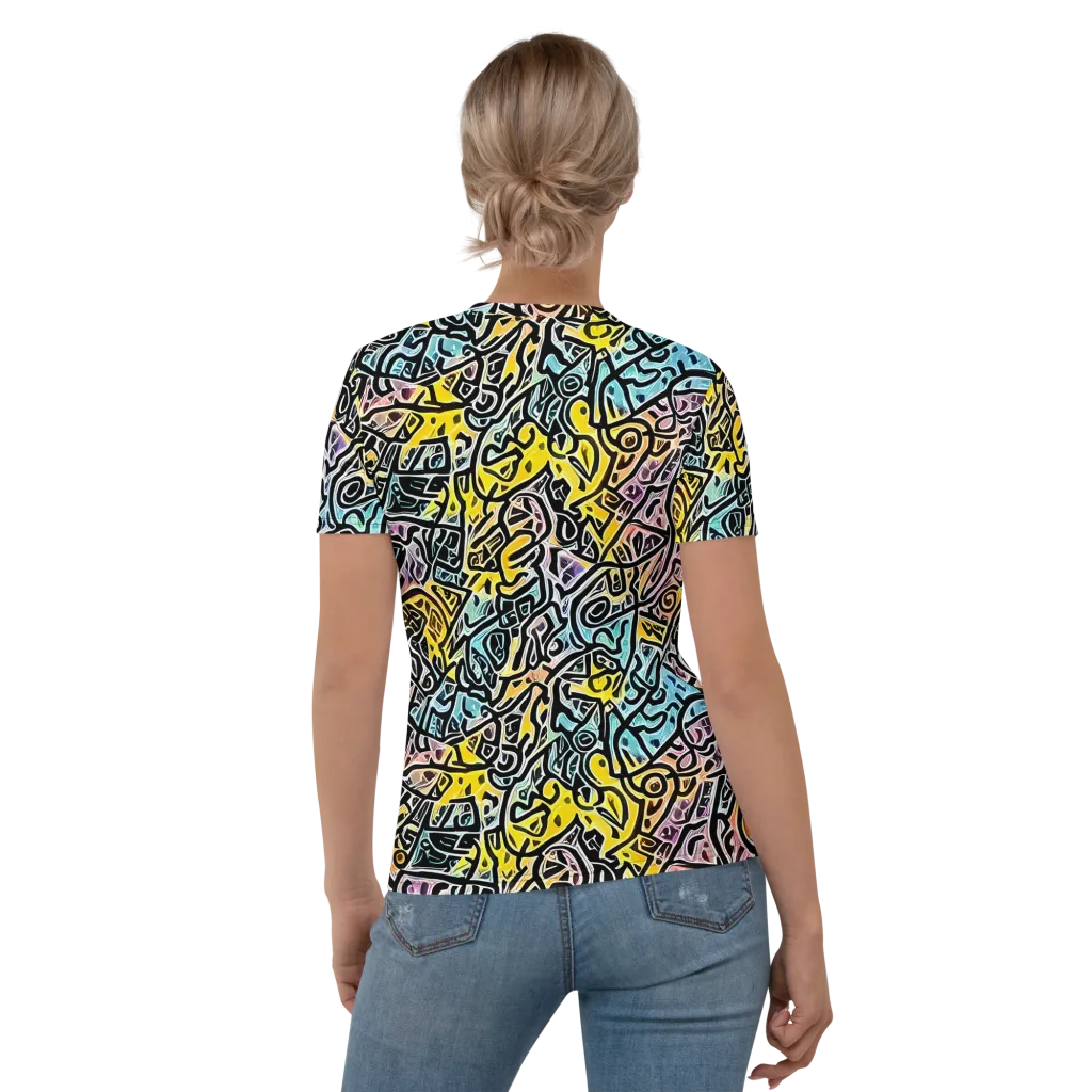 Chromatic Cipher on Women's Crew Neck T-Shirt — Back
