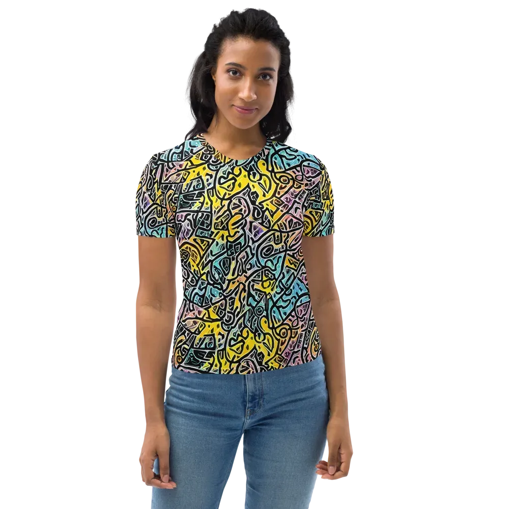 Chromatic Cipher on Women's Crew Neck T-Shirt — Front