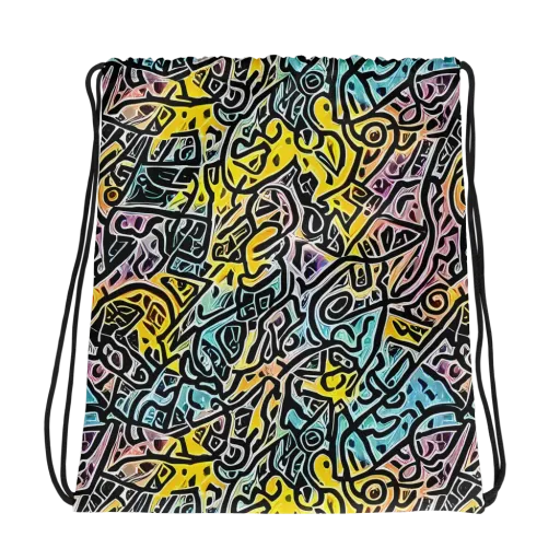 Chromatic Cipher on a Drawstring Bag