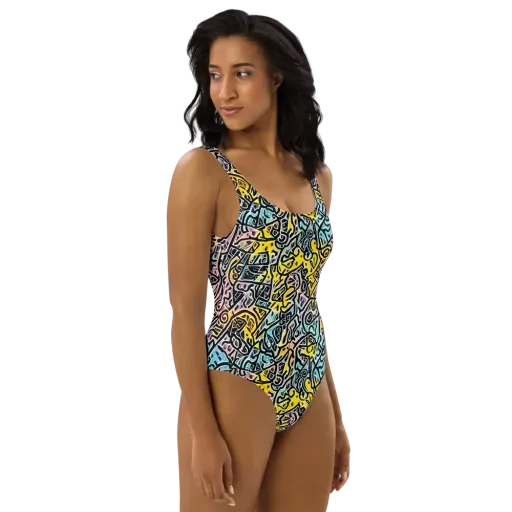 Chromatic Cipher on a One-Piece Swimsuit