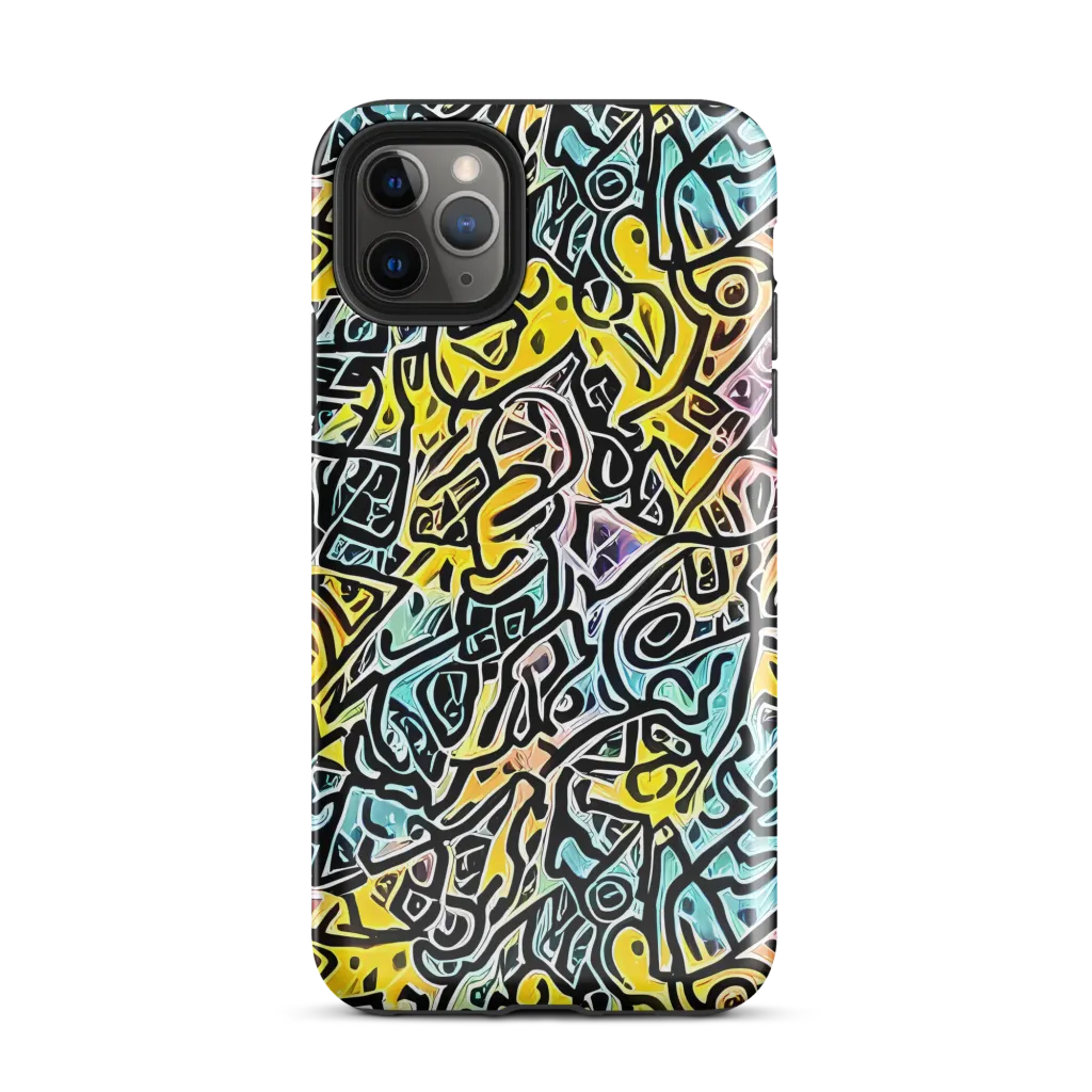 Chromatic Cipher on Tough Case for iPhone® — Front