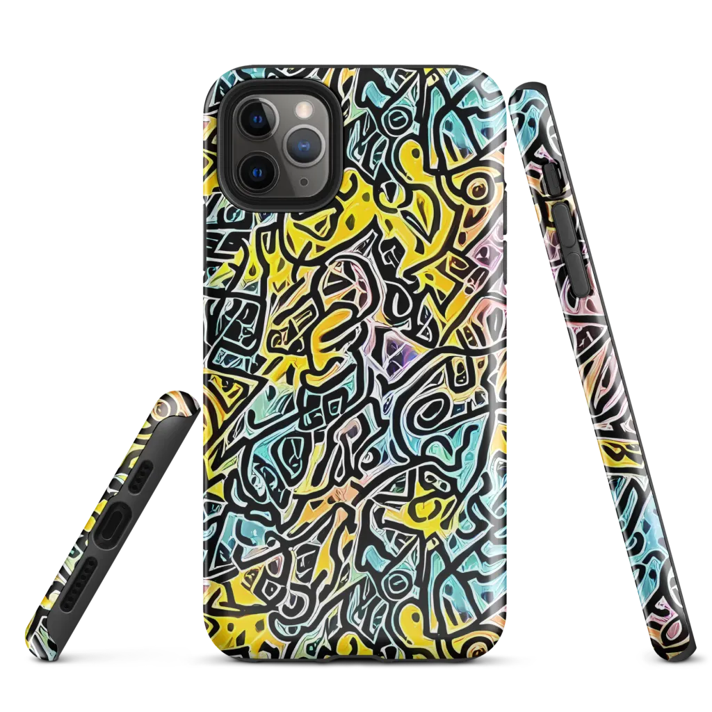 Chromatic Cipher on Tough Case for iPhone® — Front