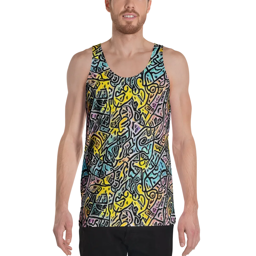 Chromatic Cipher on Men's Tank Top — Front