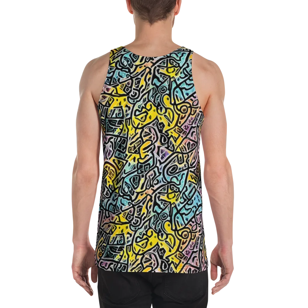 Chromatic Cipher on Men's Tank Top — Back