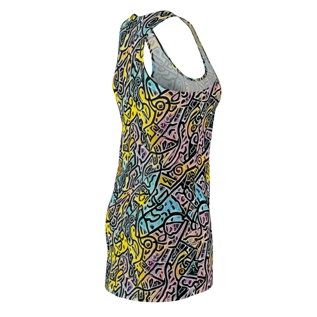 Chromatic Cipher on Racerback Dress — Back Side