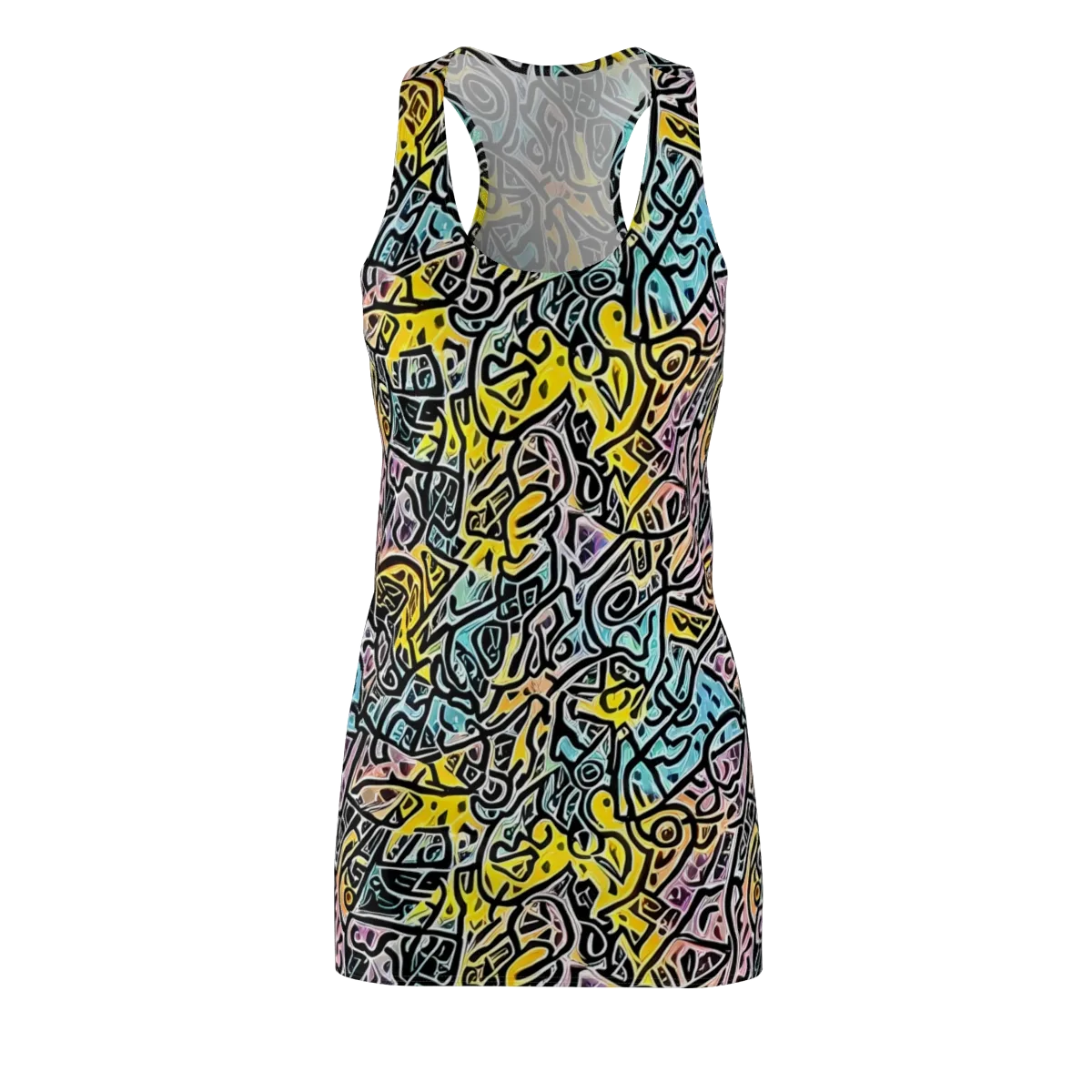 Chromatic Cipher on Racerback Dress — Front