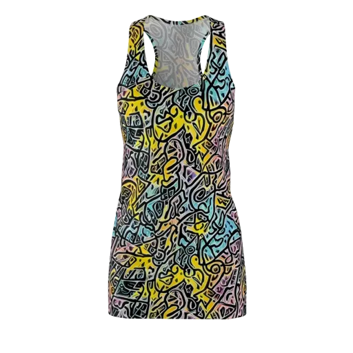 Chromatic Cipher on a Racerback Dress