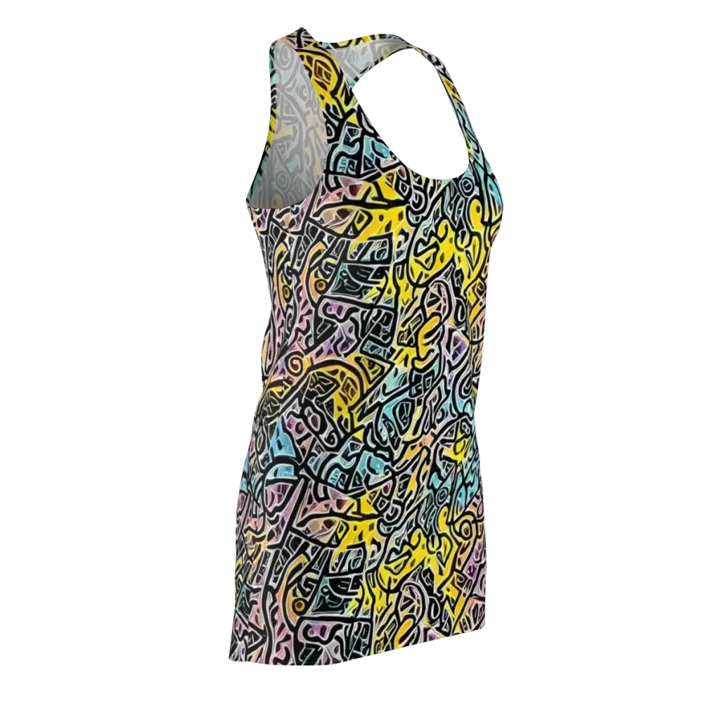 Chromatic Cipher on Racerback Dress — Front Side