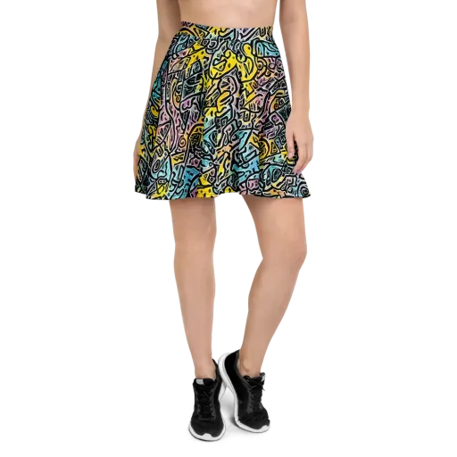 Chromatic Cipher on a Skater Skirt
