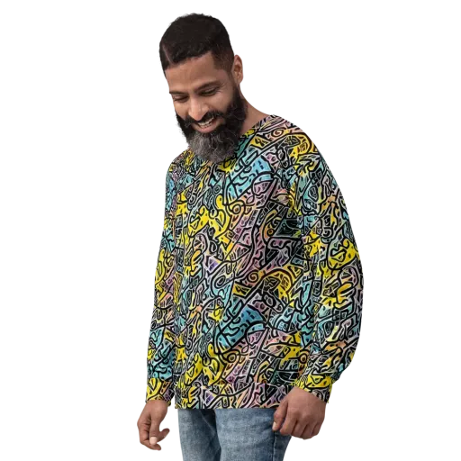 Chromatic Cipher on a Sweatshirt
