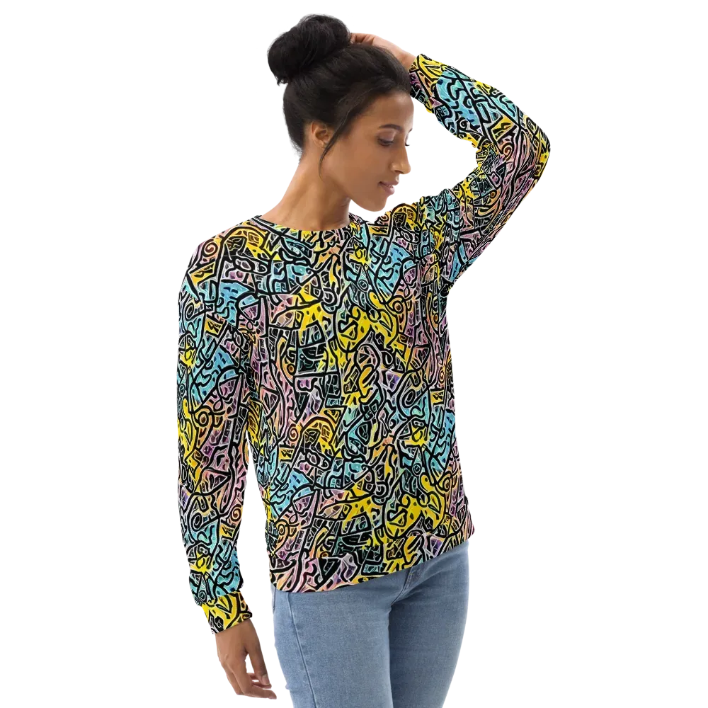 Chromatic Cipher on Sweatshirt — Right Front