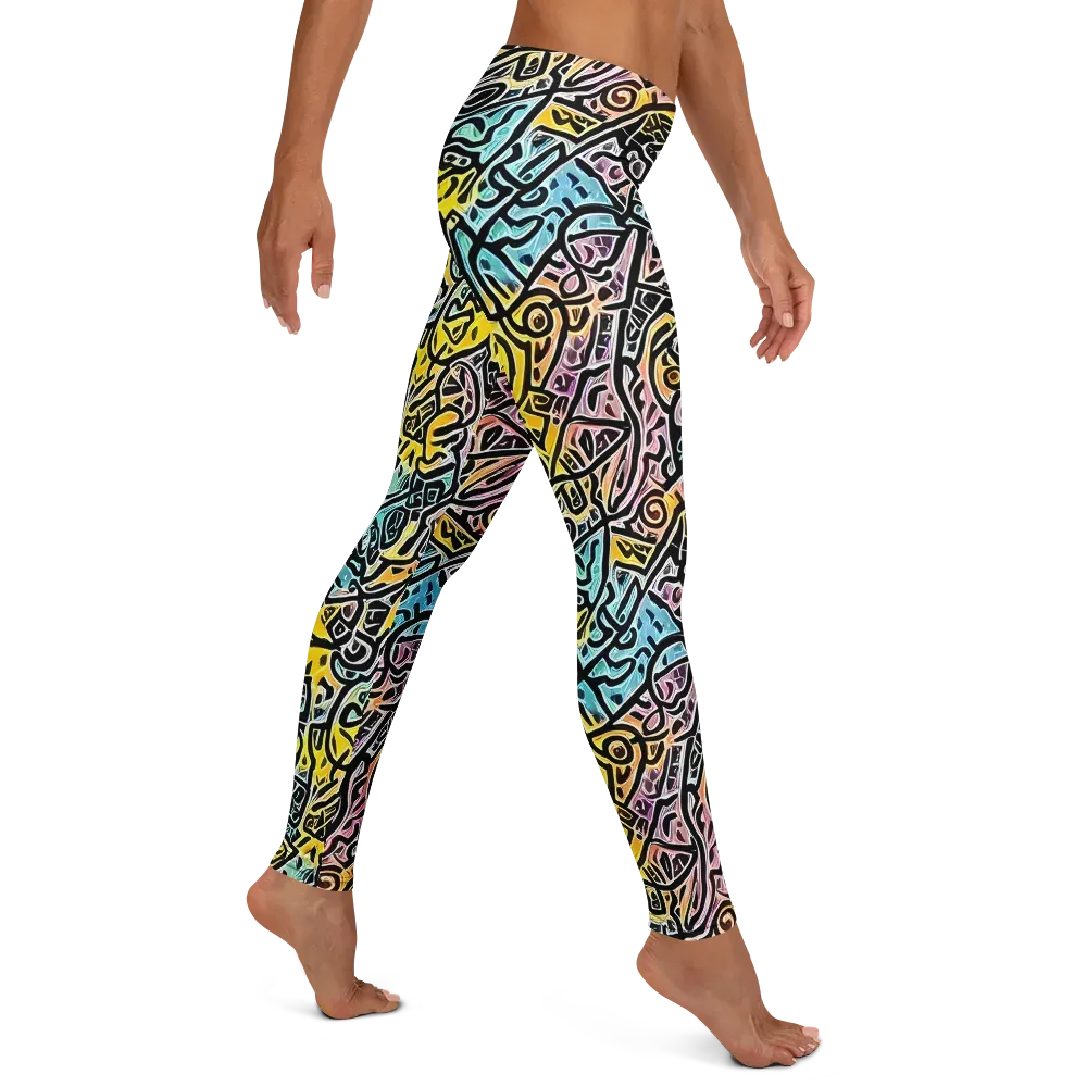 Chromatic Cipher on Leggings — Right