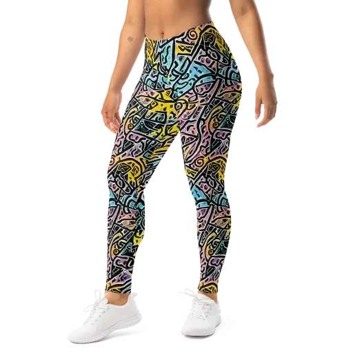 Chromatic Cipher on a Leggings