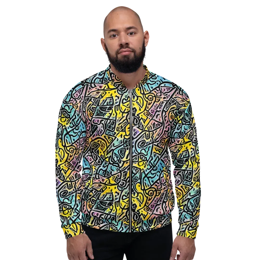 Chromatic Cipher on Bomber Jacket — Front