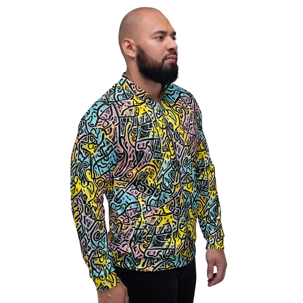 Chromatic Cipher on Bomber Jacket — Right
