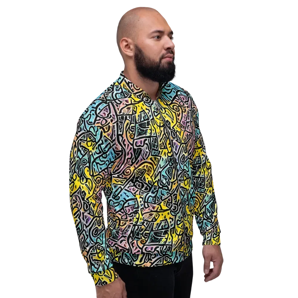 Chromatic Cipher on Bomber Jacket — Right