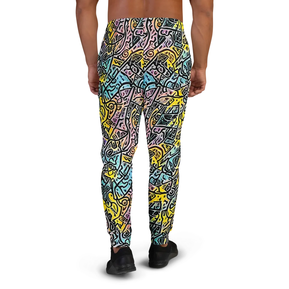Chromatic Cipher on Men's Joggers — Back