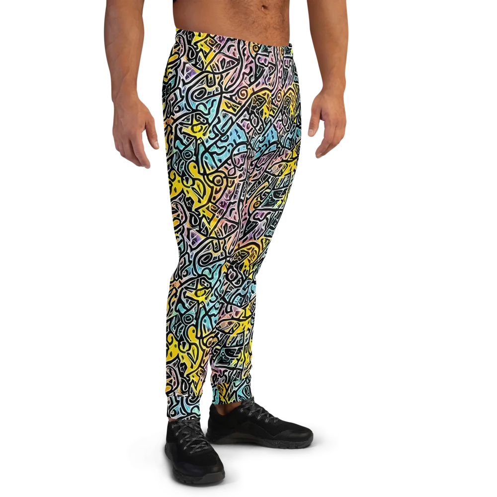 Chromatic Cipher on Men's Joggers — Right