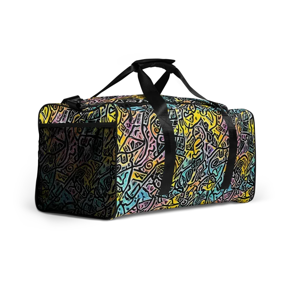 Chromatic Cipher on Duffle Bag — Right Front