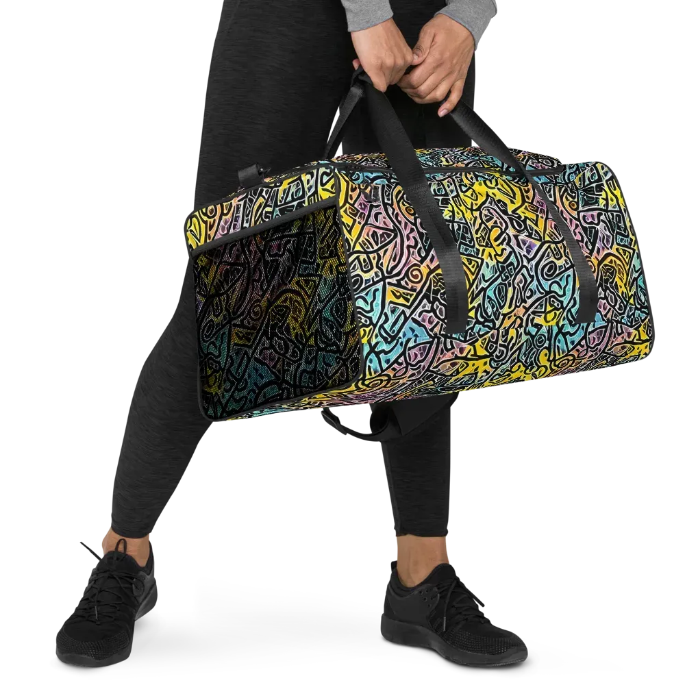 Chromatic Cipher on Duffle Bag — Right Front