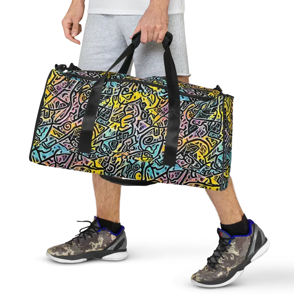Chromatic Cipher on Duffle Bag — Front