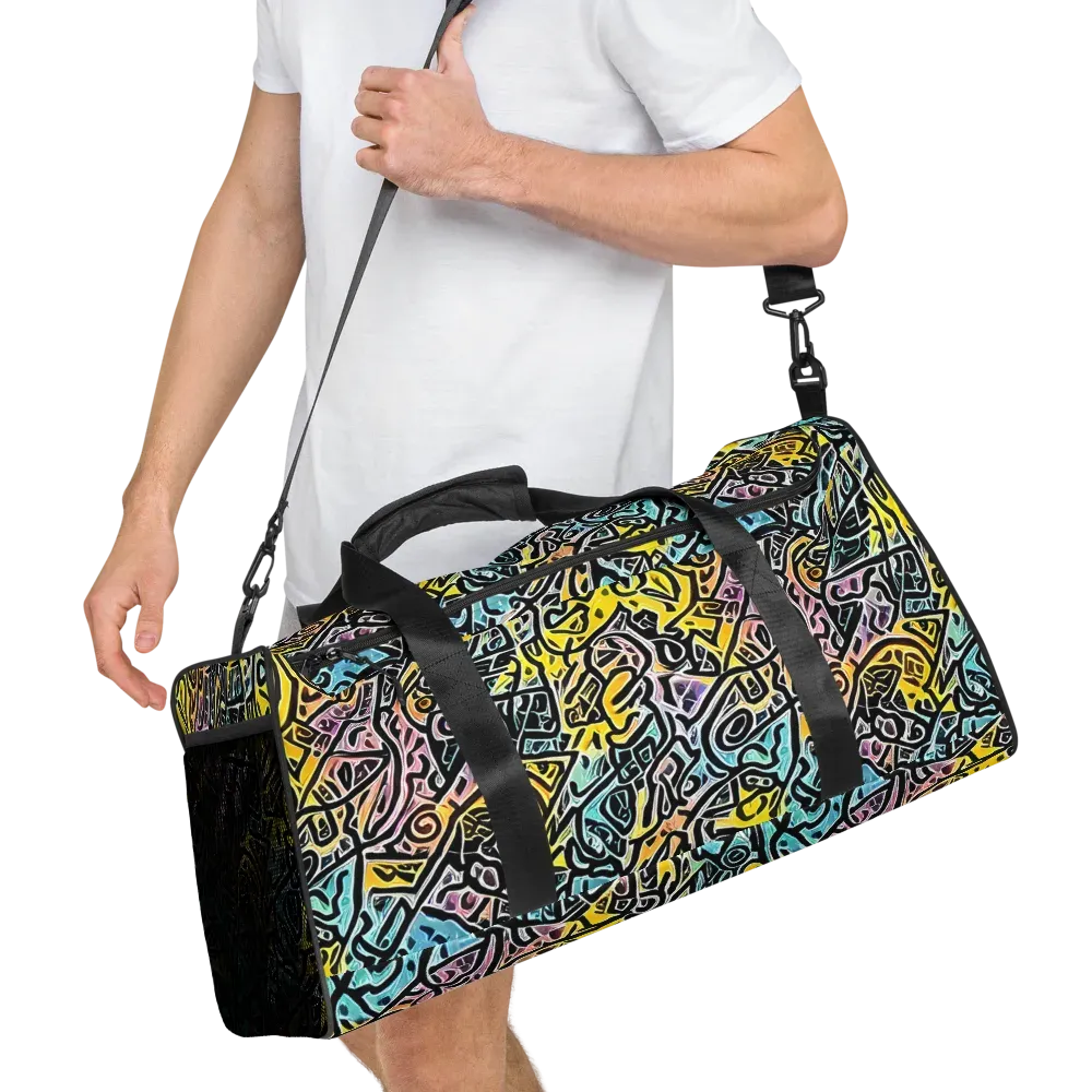 Chromatic Cipher on Duffle Bag — Right Front