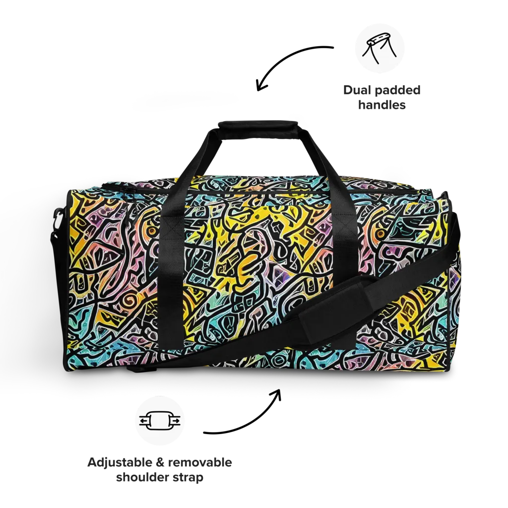Chromatic Cipher on Duffle Bag — Front