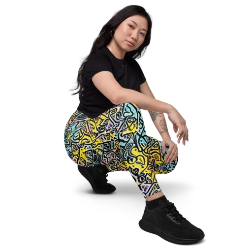 Chromatic Cipher on a Leggings with Pockets