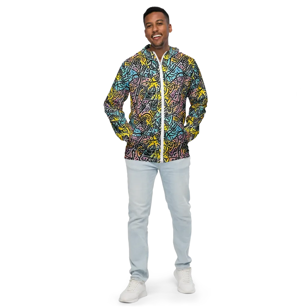 Chromatic Cipher on Men's Windbreaker — Front