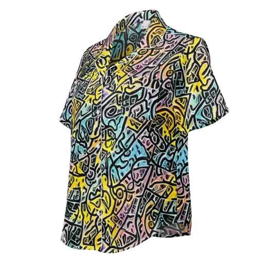 Chromatic Cipher on a Women's Short Sleeve Pajama Top