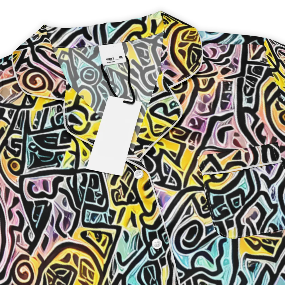 Chromatic Cipher on Women's Short Sleeve Pajama Top — Product details
