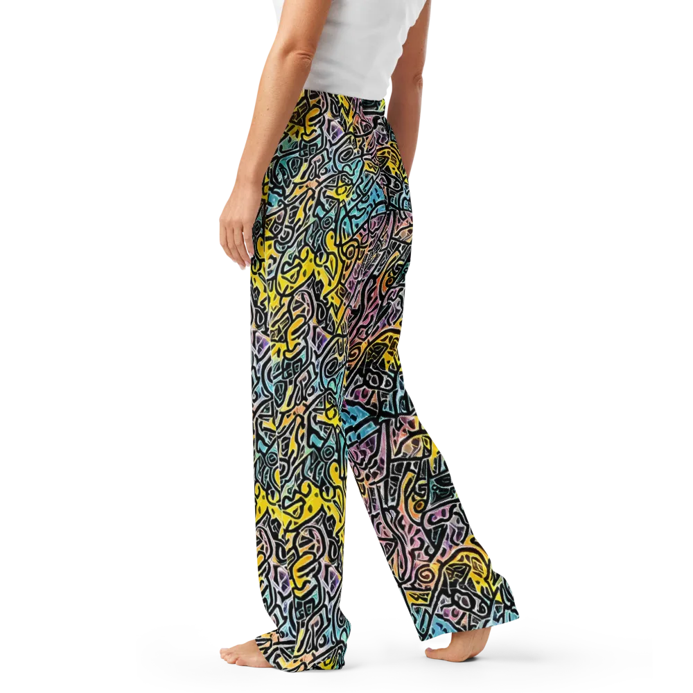 Chromatic Cipher on Women's Pajama Pants — Left