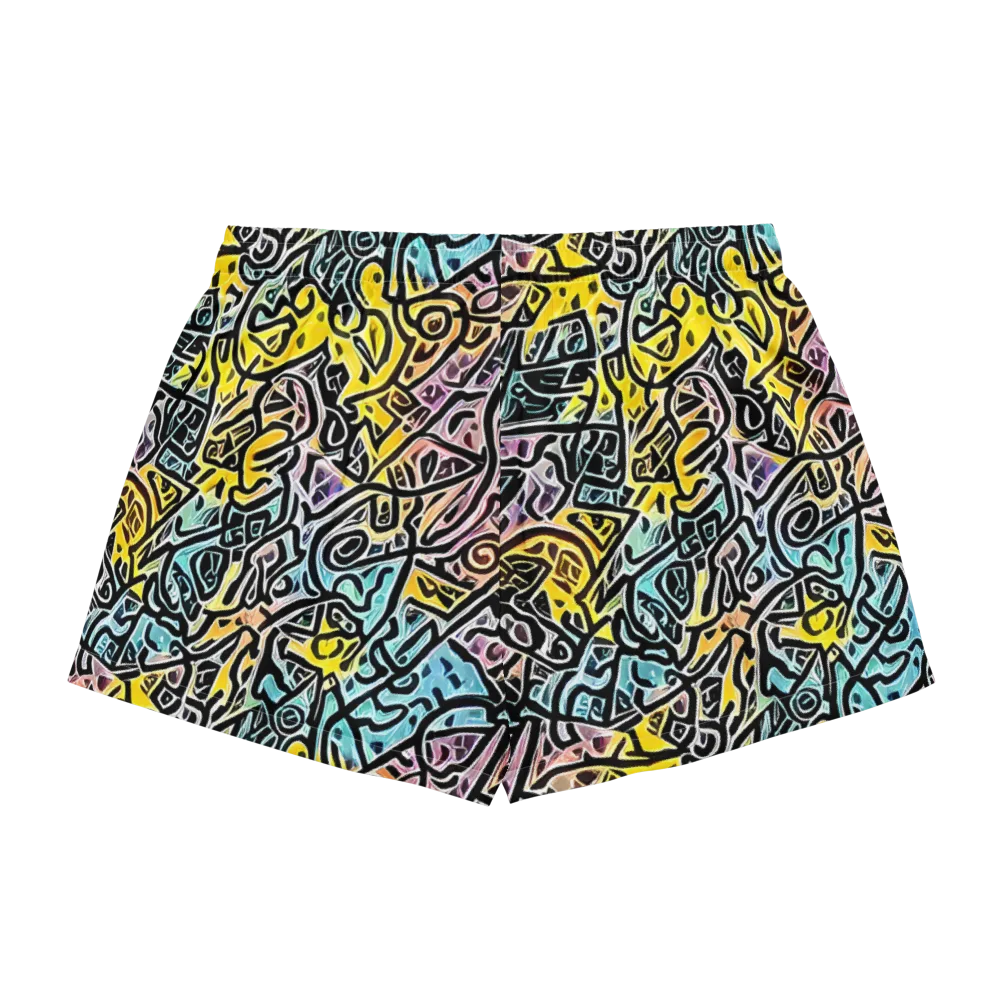 Chromatic Cipher on Women's Pajama Shorts — Back