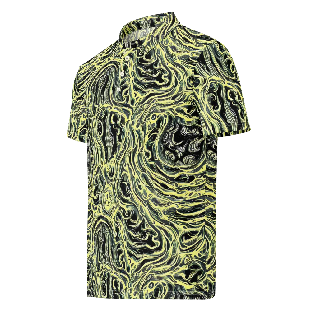 Venom Veil on Men's Slim Fit Polo Shirt — Left Front
