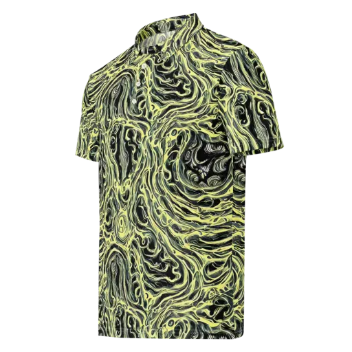 Venom Veil on a Men's Slim Fit Polo Shirt