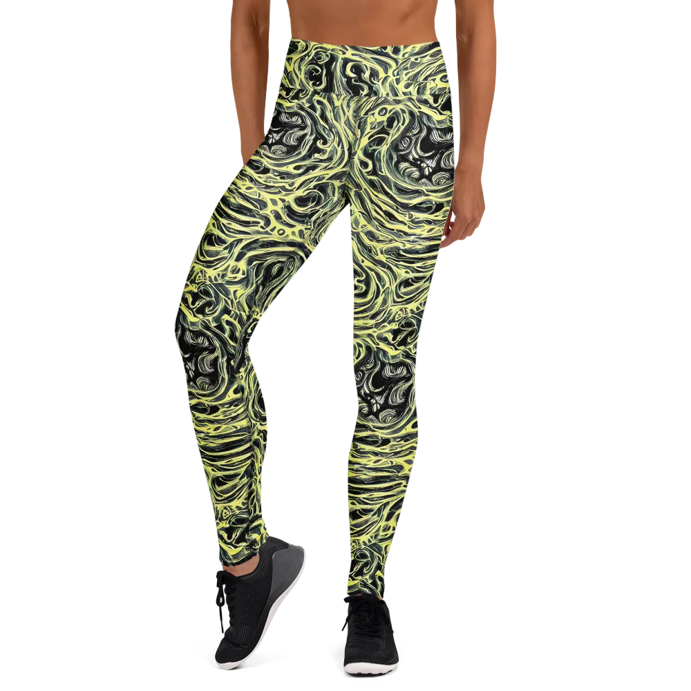 Venom Veil on Yoga Leggings — Front