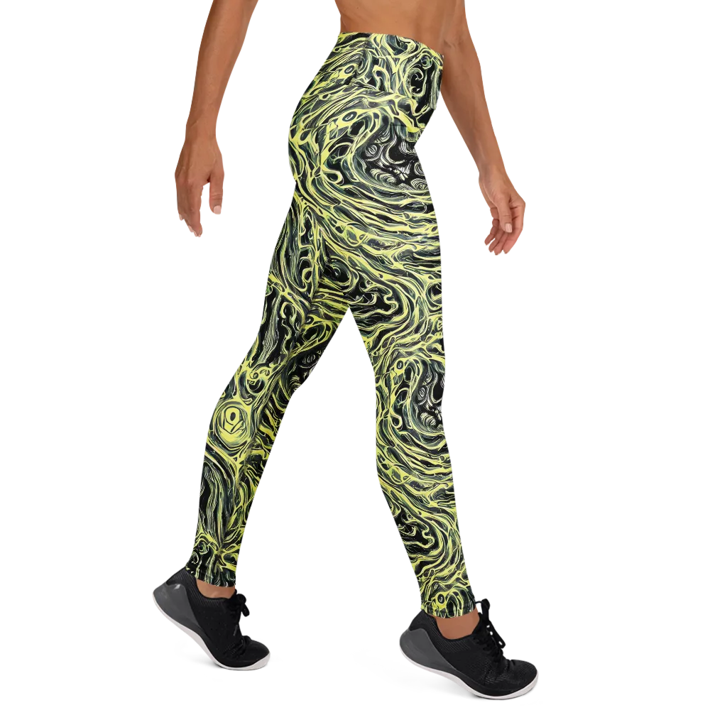 Venom Veil on Yoga Leggings — Right