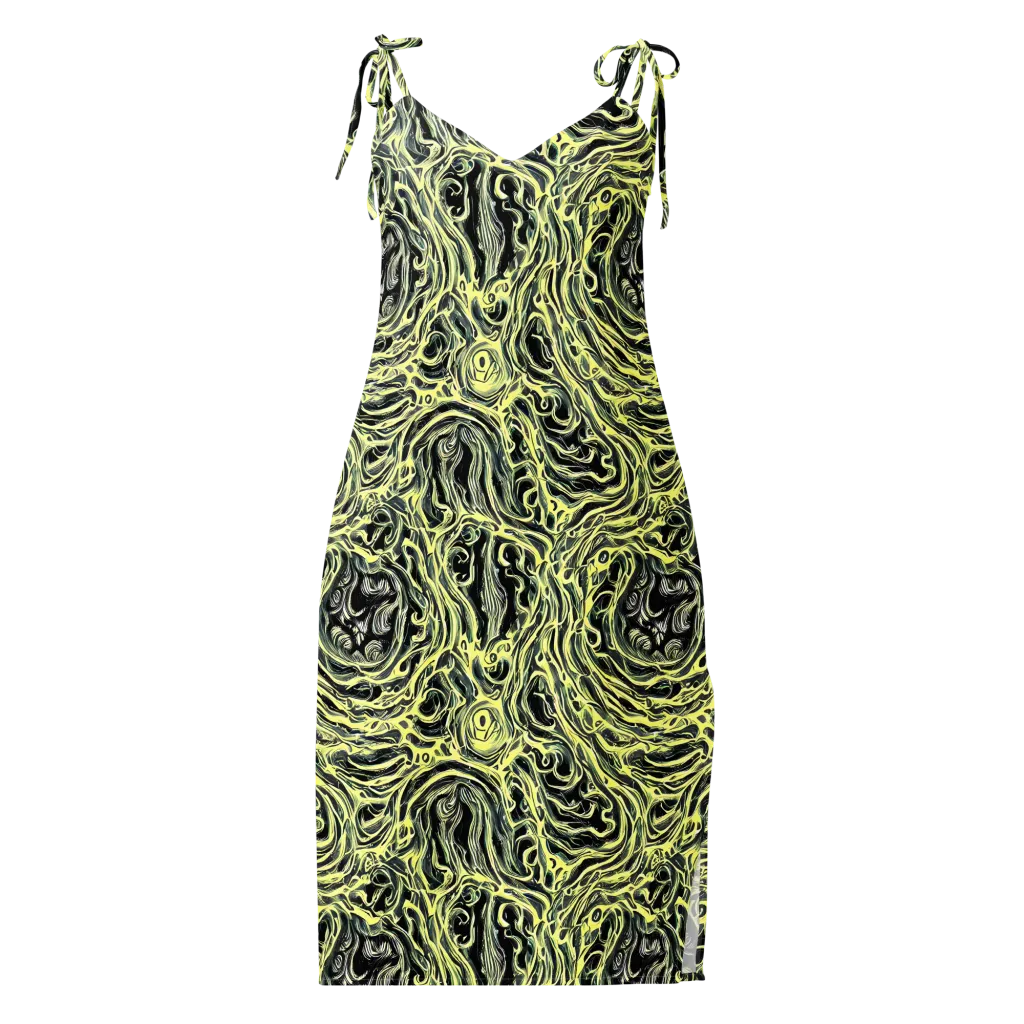 Venom Veil on Slip Dress — Front