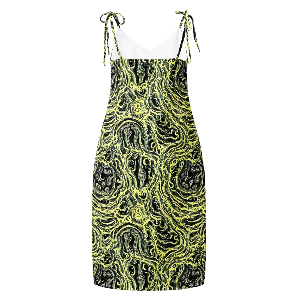 Venom Veil on Slip Dress — Back