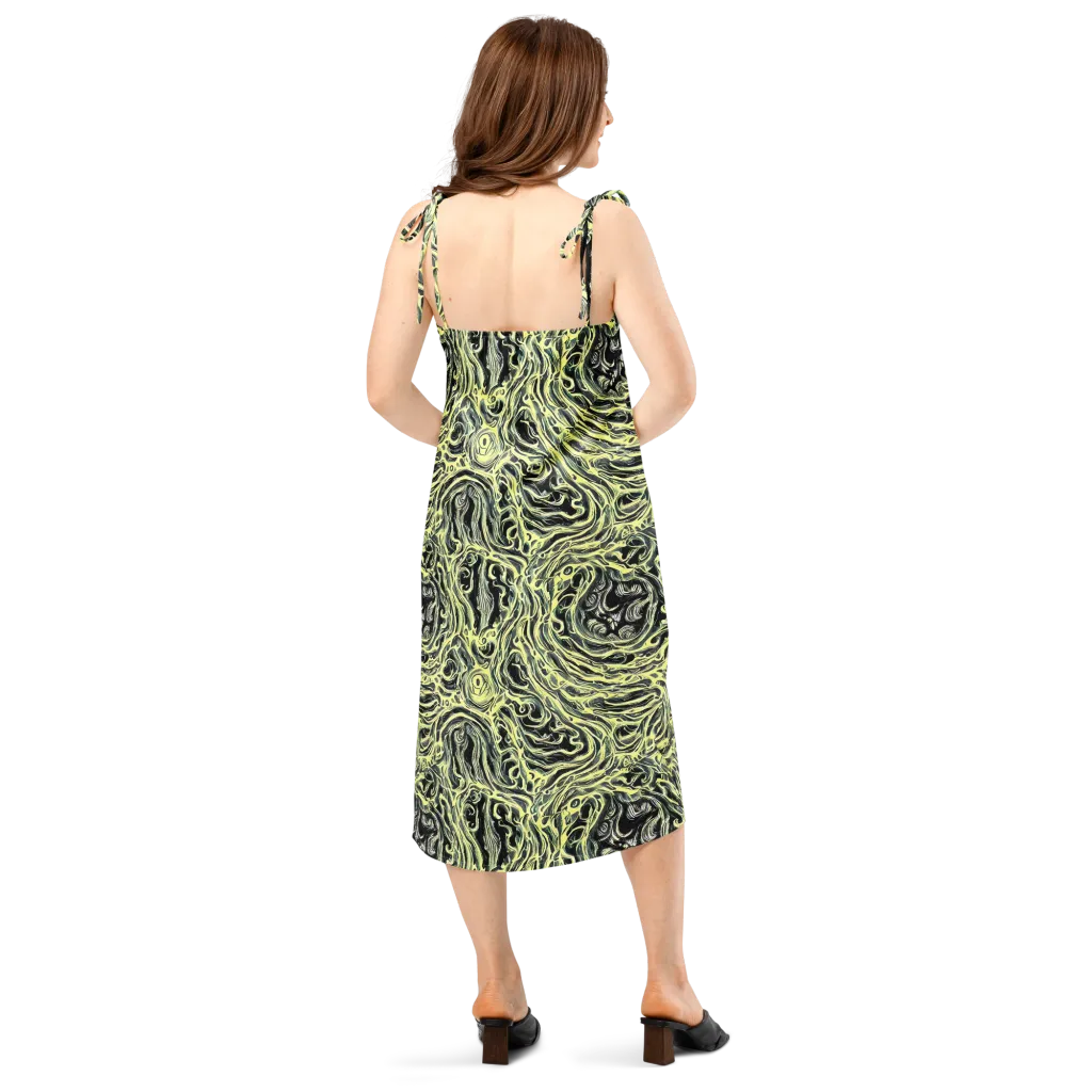 Venom Veil on Slip Dress — Back