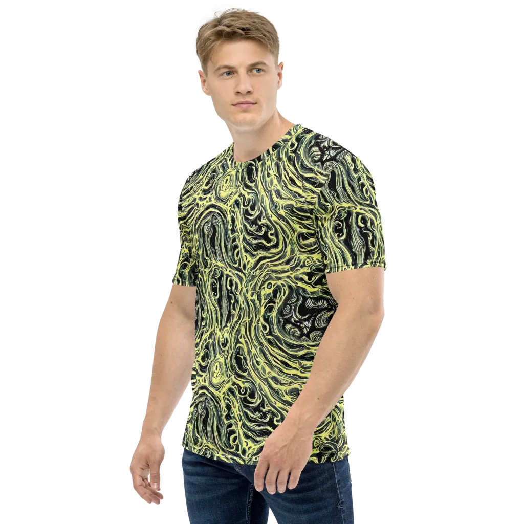 Venom Veil on Men's Crew Neck T-Shirt — Left