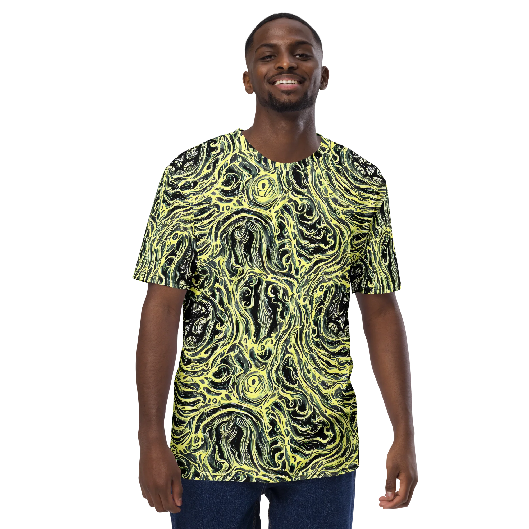 Venom Veil on Men's Crew Neck T-Shirt — Front