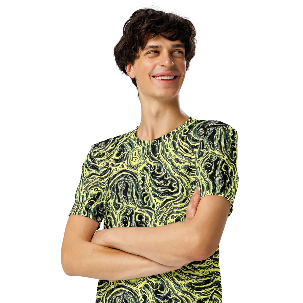 Venom Veil on Men's Crew Neck T-Shirt — Left Front