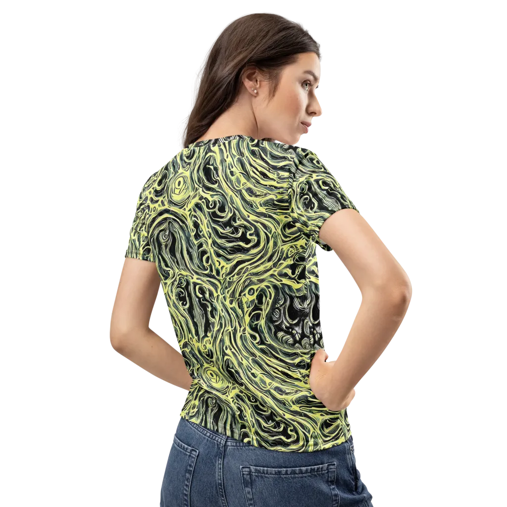 Venom Veil on Women's Crew Neck T-Shirt — Back