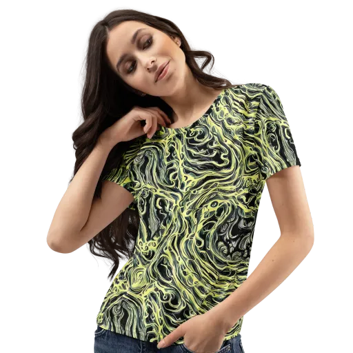Venom Veil on a Women's Crew Neck T-Shirt