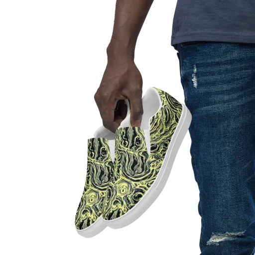 Venom Veil on a Men's Slip-On Canvas Shoes