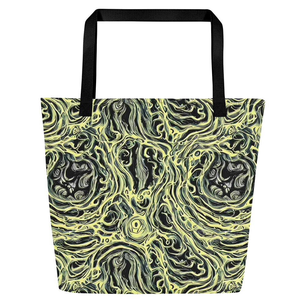 Venom Veil on Large Tote Bag W/ Pocket — Front